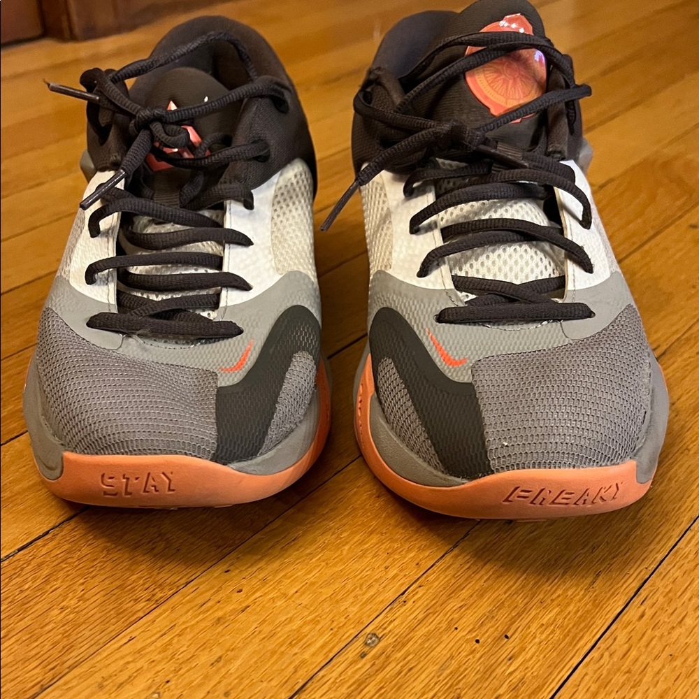 Nike Athletic Shoes - Black, Gray, White, Orange - Picture 7 of 9
